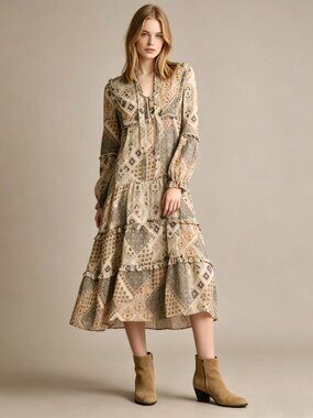 Johnny Was | Dresses | Nwt Johnny Was Uptown High Slit Knit Dress Midi |  Poshmark